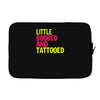 little boobed and tattoed Laptop sleeve