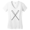 baseball Women's V-Neck T-Shirt