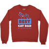 proud cat dad Crewneck Sweatshirt