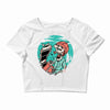 skullchain saw Crop Top