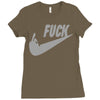fuck you Ladies Fitted T-Shirt