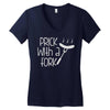 prick with a fork Women's V-Neck T-Shirt