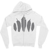 bird feathers nature Zipper Hoodie