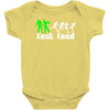 zombie fast food  funny Baby Onesie