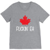 canada fuckin eh V-Neck Tee