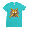 deco gasmask Ladies Fitted T-Shirt