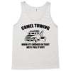 camel towing mens t shirt tee funny tshirt tow service toe college hum Tank Top