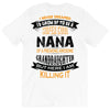 Super Cool Nana Of A Freaking Awesome Granddaughter T-Shirt