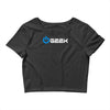 geek' (power on button) Crop Top