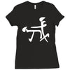 unisex funny graphic Ladies Fitted T-Shirt