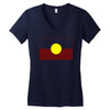 australian aboriginal Women's V-Neck T-Shirt