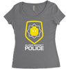 super secret police Women's Triblend Scoop T-shirt