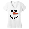 frosty snowman Women's V-Neck T-Shirt