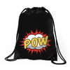 POW! Funny Explosion Cartoon Drawstring Bags