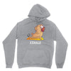 yoga pug exhale Unisex Hoodie