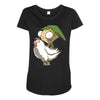 invader link Maternity Scoop Neck T-shirt