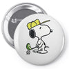 snoopy golf Pin-back button