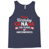 Happy Birthday Canada 150 Years Of Awesomeness Tank Top
