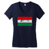 melaninaire Women's V-Neck T-Shirt