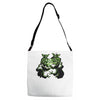 return of the mogwai Adjustable Strap Totes