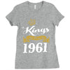 kings are born in 1961 Ladies Fitted T-Shirt