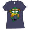 lucky turtle Ladies Fitted T-Shirt