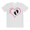 Baby Girl with Heart Any Name Customized All Over Women's T-shirt