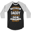 Super Cool Daddy Of A Freaking Awesome Son 3/4 Sleeve Shirt