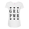 Girl Power Maternity Scoop Neck T-shirt