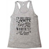 i'm dreaming of a white christmas but if the white runs out i'll drin Racerback Tank