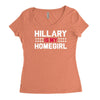 hillary is my homegirl funny Women's Triblend Scoop T-shirt