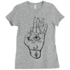hand Ladies Fitted T-Shirt
