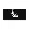 deer antler with buck forest License Plate