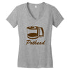 pothead Women's V-Neck T-Shirt