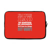 i'm the dad Laptop sleeve