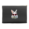 Easter Bunny Face Too Hip To Hop Accessory Pouches