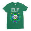 elf christmas Ladies Fitted T-Shirt