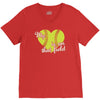 my heart is on that field V-Neck Tee