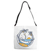 skull summer Adjustable Strap Totes