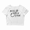 reel girls fish Crop Top