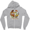 i heart dinosaur Zipper Hoodie