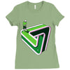 puzzled putter Ladies Fitted T-Shirt