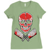 skull meat Ladies Fitted T-Shirt