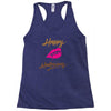 happy halloween new Racerback Tank