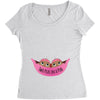 Two Peas In a Pod Twin Chocolate Baby Girls Women's Triblend Scoop T-shirt