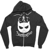 cat skellington Zipper Hoodie