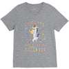 Unicorns are born in December V-Neck Tee