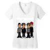 dobre twins dobre brother Women's V-Neck T-Shirt