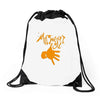 midnight oil Drawstring Bags
