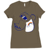 scarebear Ladies Fitted T-Shirt